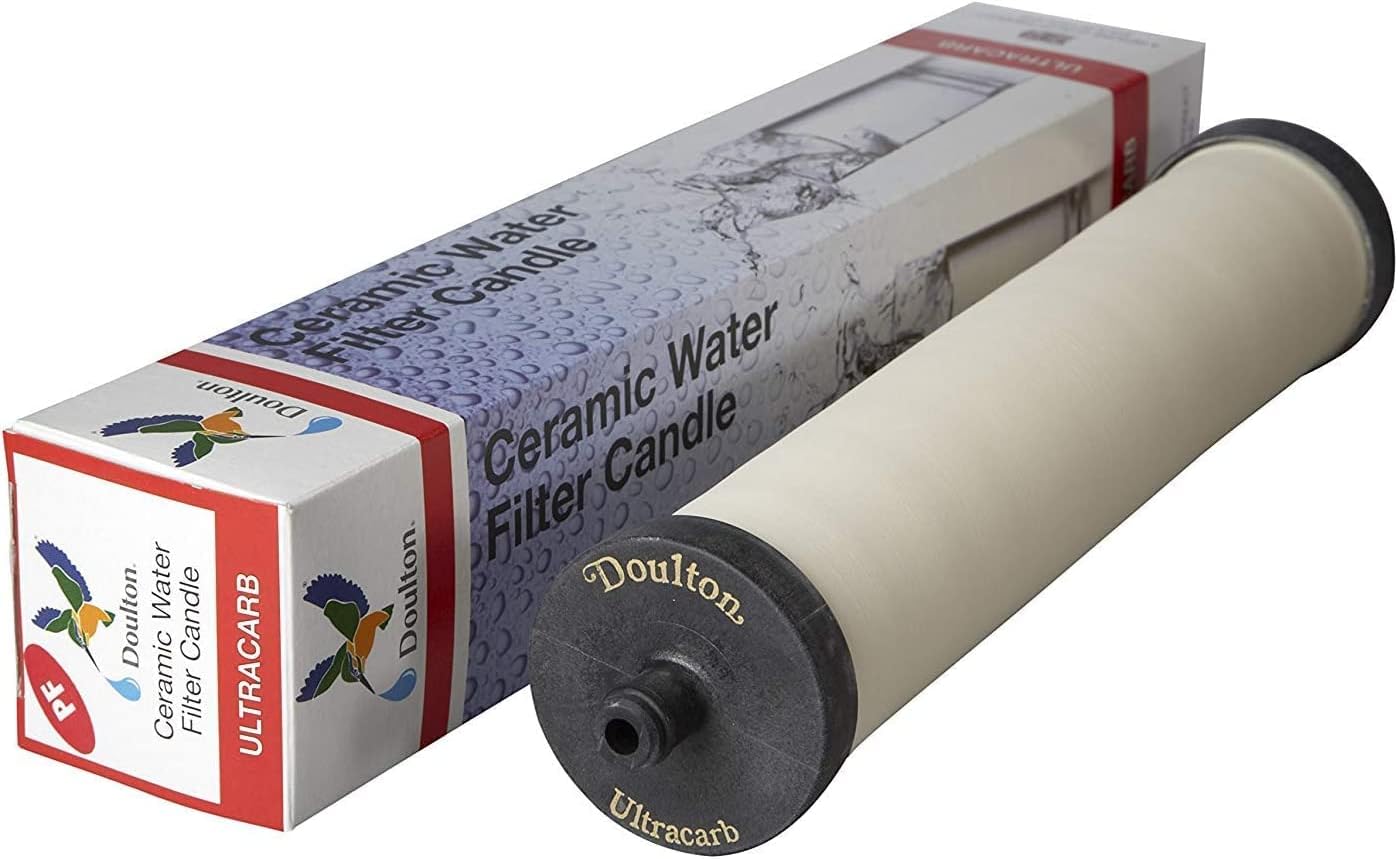 Doulton  W9223031  Filtro de agua potable UltraCarb SI Push Fit con reducción de escala. Compatible con Franke 03, 06 y Omni 4 en 1 grifo de