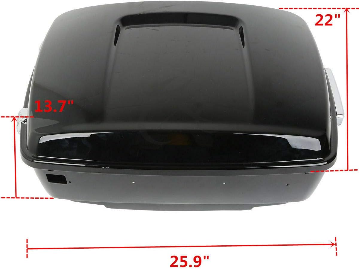 XFMT King Tour Pack – Kit de equipaje para respaldo de maletero para Harley Davidson Touring Road King, Road Glide, Street Glide y modelos