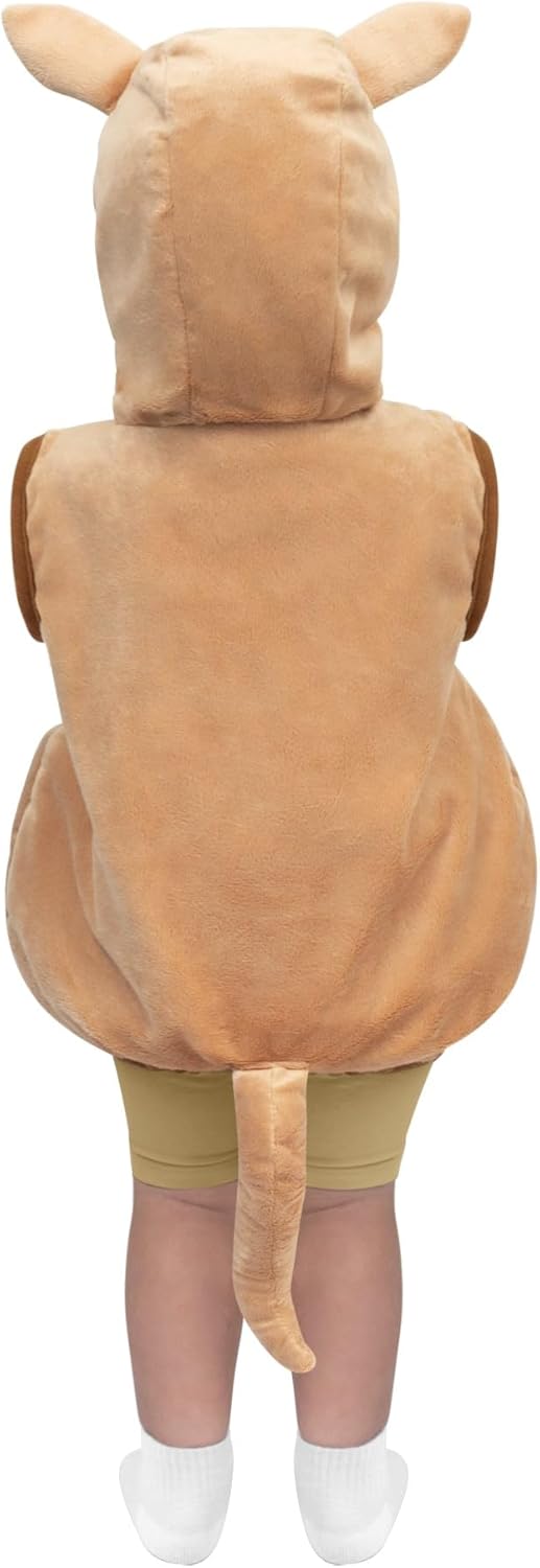 Dress Up America Disfraz de canguro para bebés – Mameluco de canguro animal para bebés