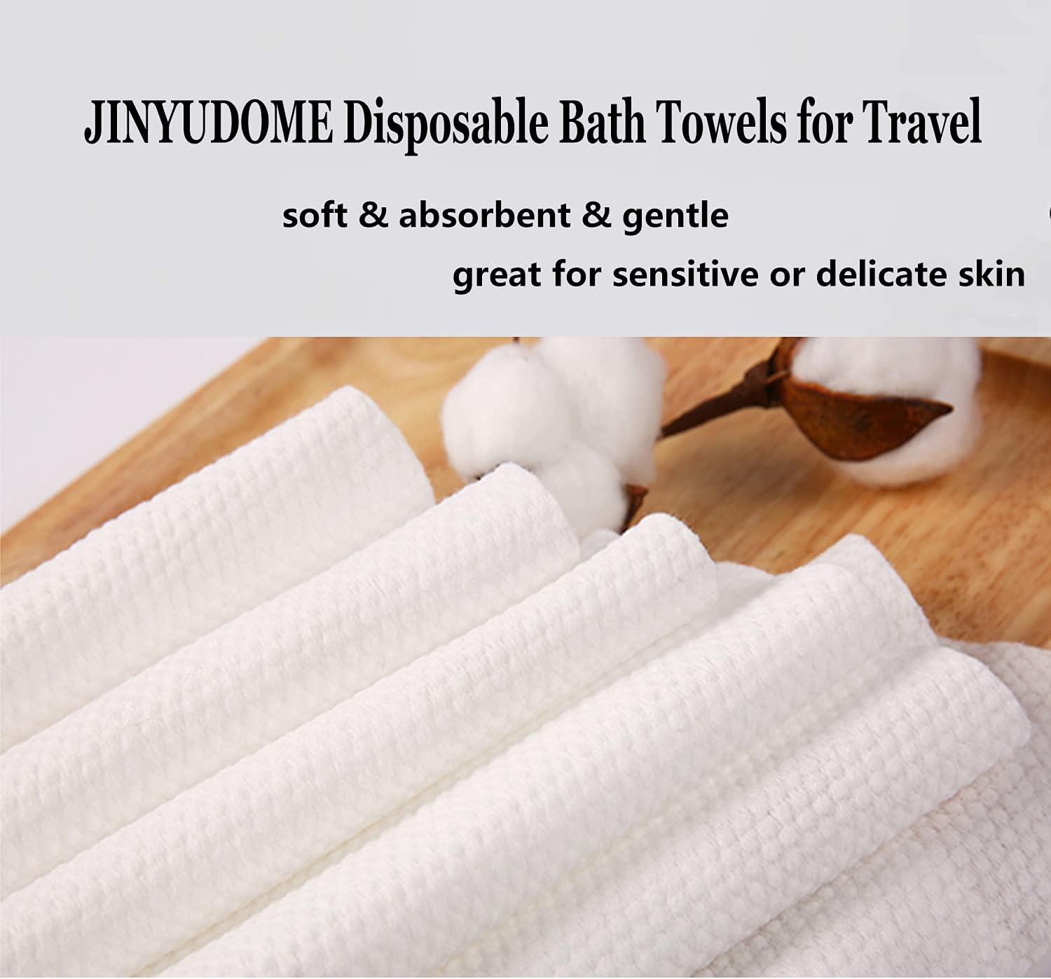 Toalla de baño desechable, toallas de ducha grandes, paquete portátil para viajes, hotel, viajes, campamento. Toallas de cuerpo de lujo suaves y
