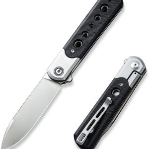 CIVIVI Banneret – Cuchillo de bolsillo plegable, hoja Nitro-V de 3.48 pulgadas, mango G10, clip de bolsillo reversible, cuchillo EDC para utilidad, CIVIVI Banneret – Cuchillo de bolsillo plegable, hoja Nitro-V de 3.48 pulgadas, mango G10, clip de bolsillo reversible, cuchillo EDC para utilidad,