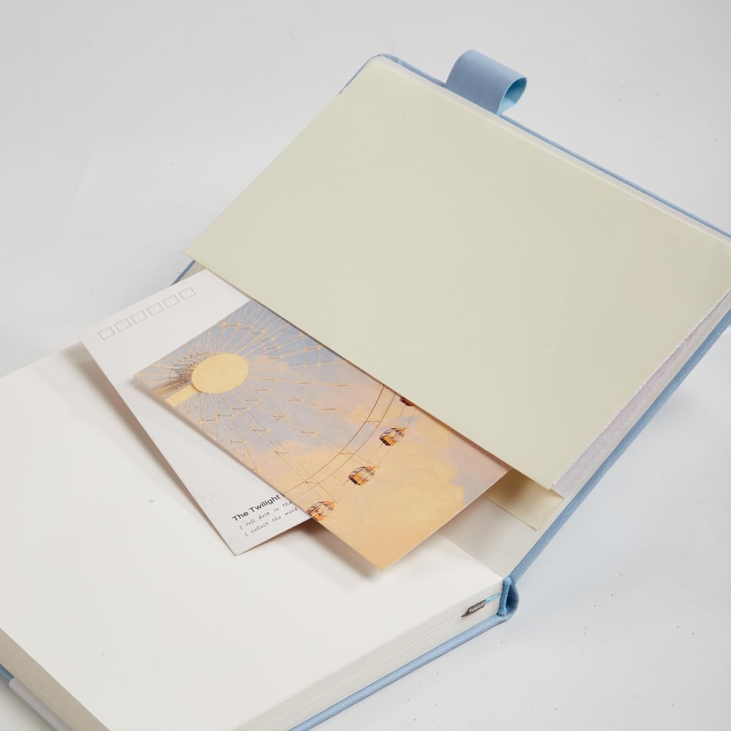 Beinushor Cuaderno punteado A5, diario de tapa dura con papel grueso de 3.53 ozm, 192 páginas, bolsillo interior, bandas elásticas, cubierta de piel