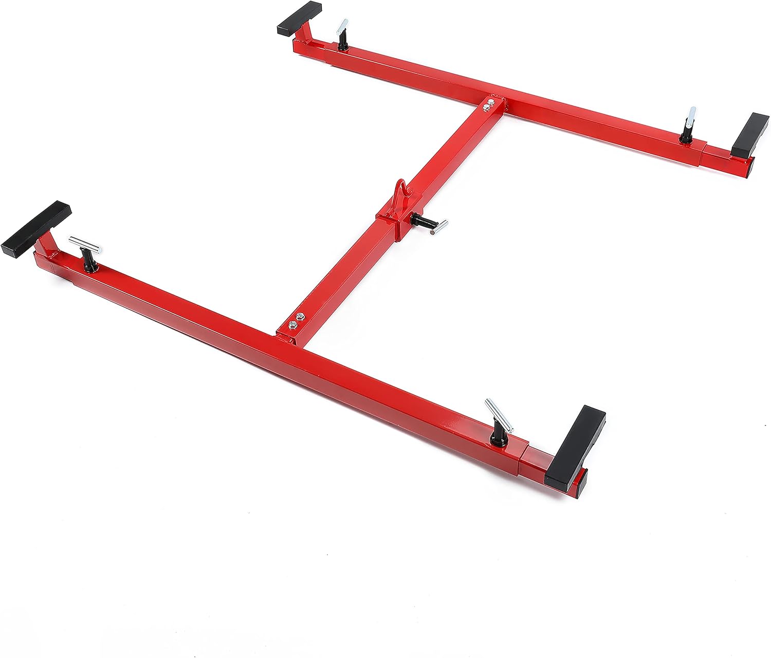 HECASA Elevador de caja de elevador de caja de camión para elevador de camas de camión ajustable universal de acero rojo recubierto de polvo de 800
