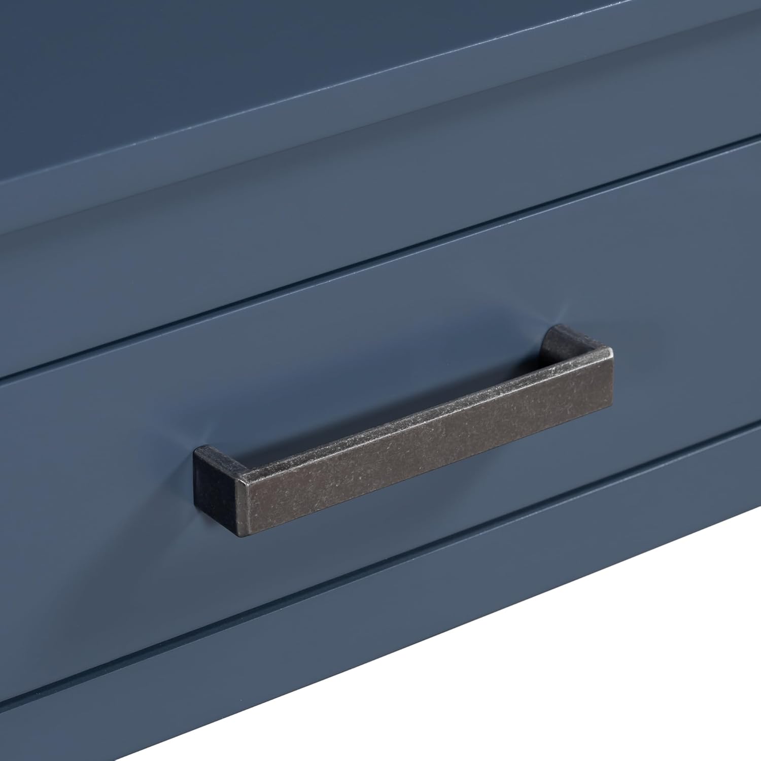 Moderna mesa consola de 3 cajones con 1 estante, mesa auxiliar de madera maciza para pasillo, sala de estar, vestíbulo, pasillo, fácil de montar
