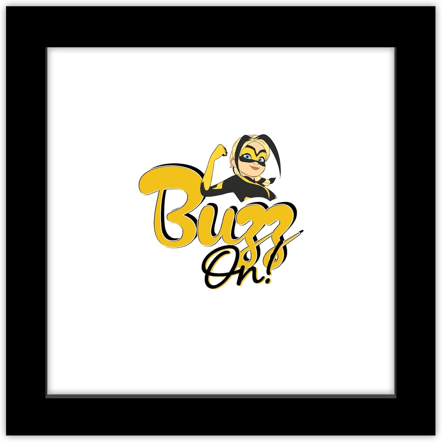 Trends International Gallery Pops Miraculous Tales of Ladybug & Cat Noir – Póster de pared de Queen Bee Buzz On Wall Art, 12.00 x 12.00 pulgadas,