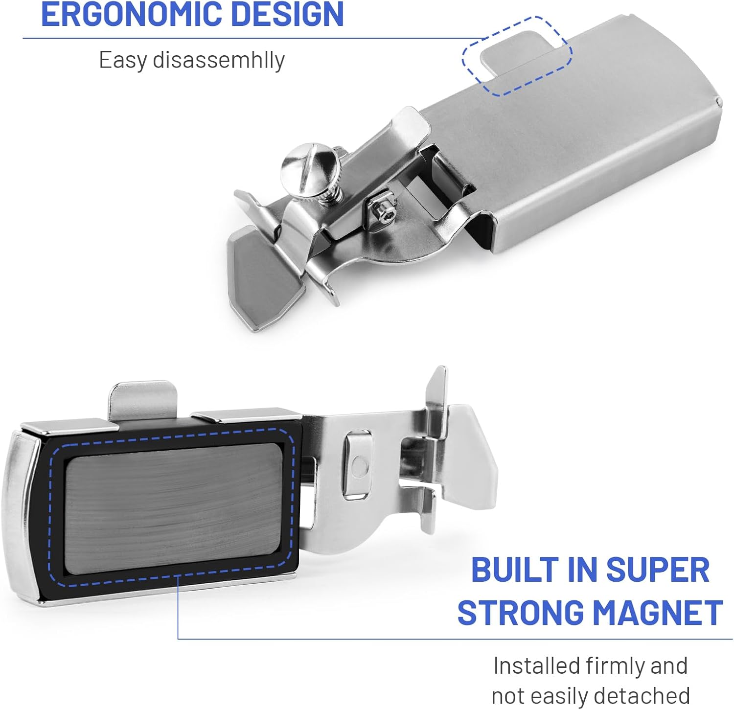 Guía de costura magnética multifuncional para máquina de coser, guía Hemmer para Lockstich industrial o máquina de coser de pie para caminar, guía