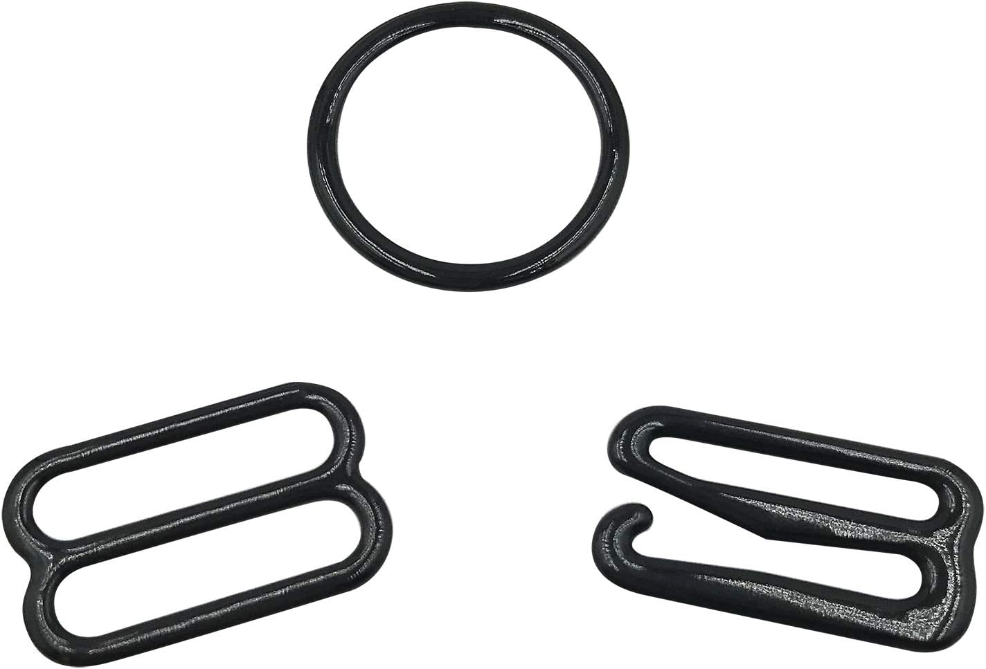 30set de metal lencería hardware costura clips ganchos de cierre para sujetador correa negro accesorios de costura