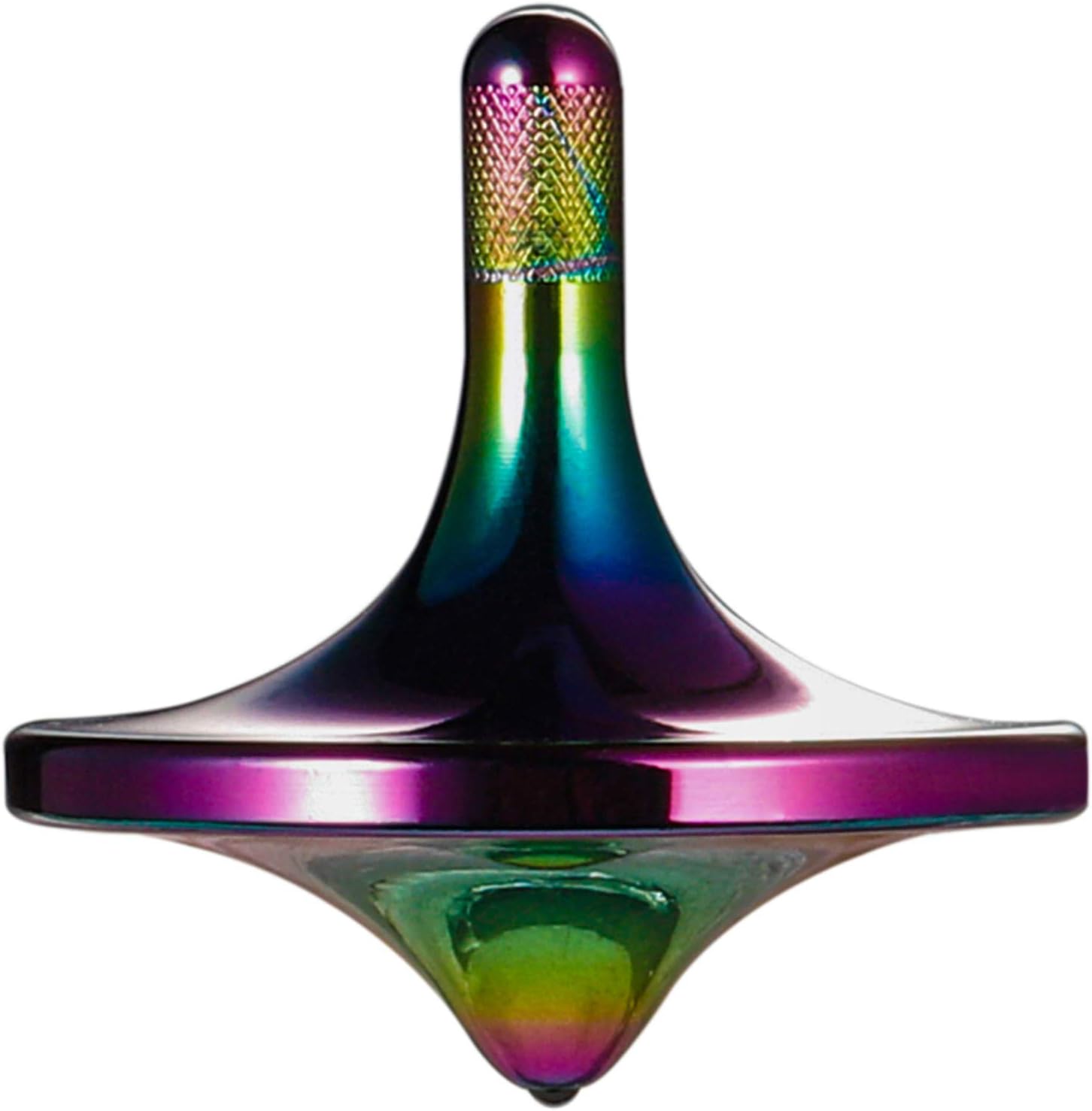 Parte superior giratoria de acero inoxidable, exquisito equilibrio perfecto bien hecho de metal para escritorio EDC pequeño juguete para la