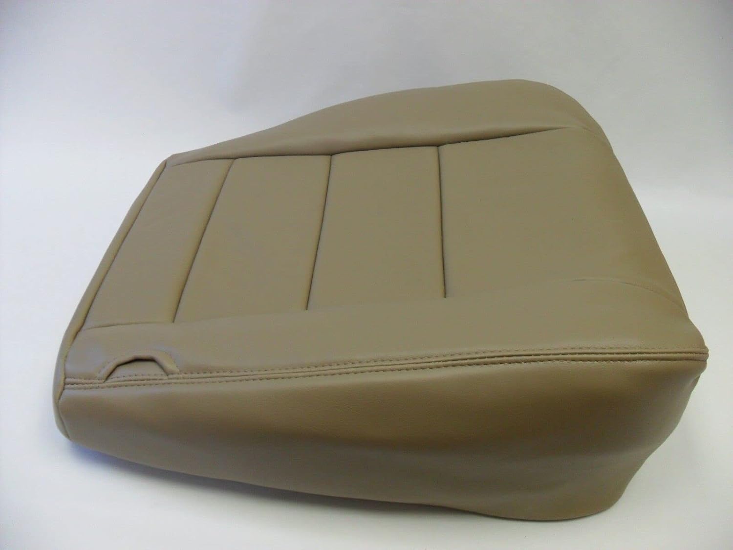 2002 a 07 para Ford F-250 Lariat Driver & Passenger Bottom Fundas de asiento de cuero TAN