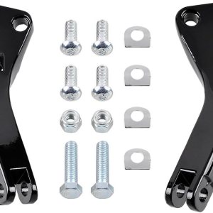 Astra Depot Soporte para estribera trasera negra compatible con Harley Dyna FXD Fat Street Bob Wide Super Glide Low Rider 2006-2017 Astra Depot Soporte para estribera trasera negra compatible con Harley Dyna FXD Fat Street Bob Wide Super Glide Low Rider 2006-2017