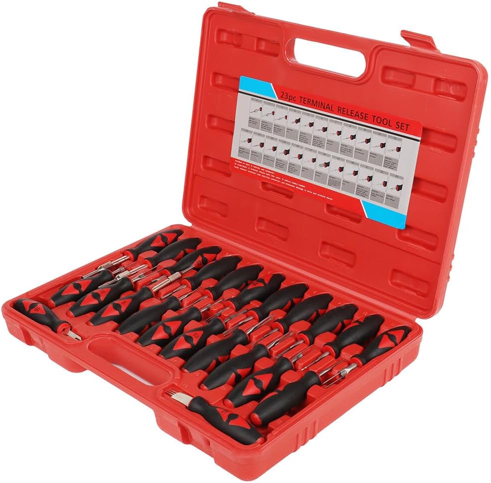 SCITOO Kit de herramientas de extracción de conector eléctrico de liberación de terminales universales de 23 PCS