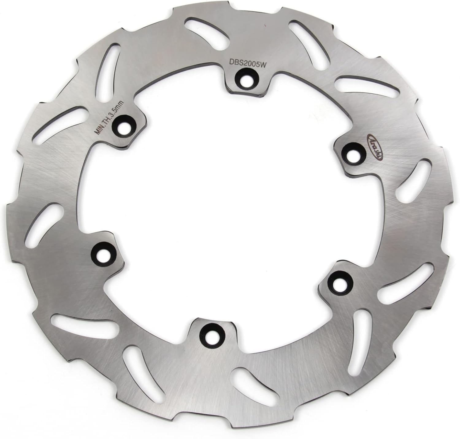 Arashi Rotor de disco de freno trasero para Suzuki RM 125 250 1988-1999  RMX250S 1992-1998 Accesorios de motocicleta RM125 RM250 Plata