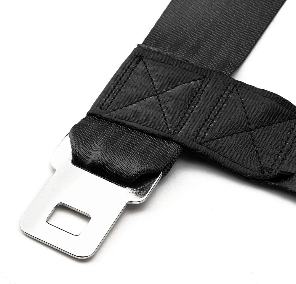 eat Belts Style Competition – Arnés de seguridad de 4 puntos a presión de 2 pulgadas, arnés de cinturón de seguridad con Camlock (Blcak)
