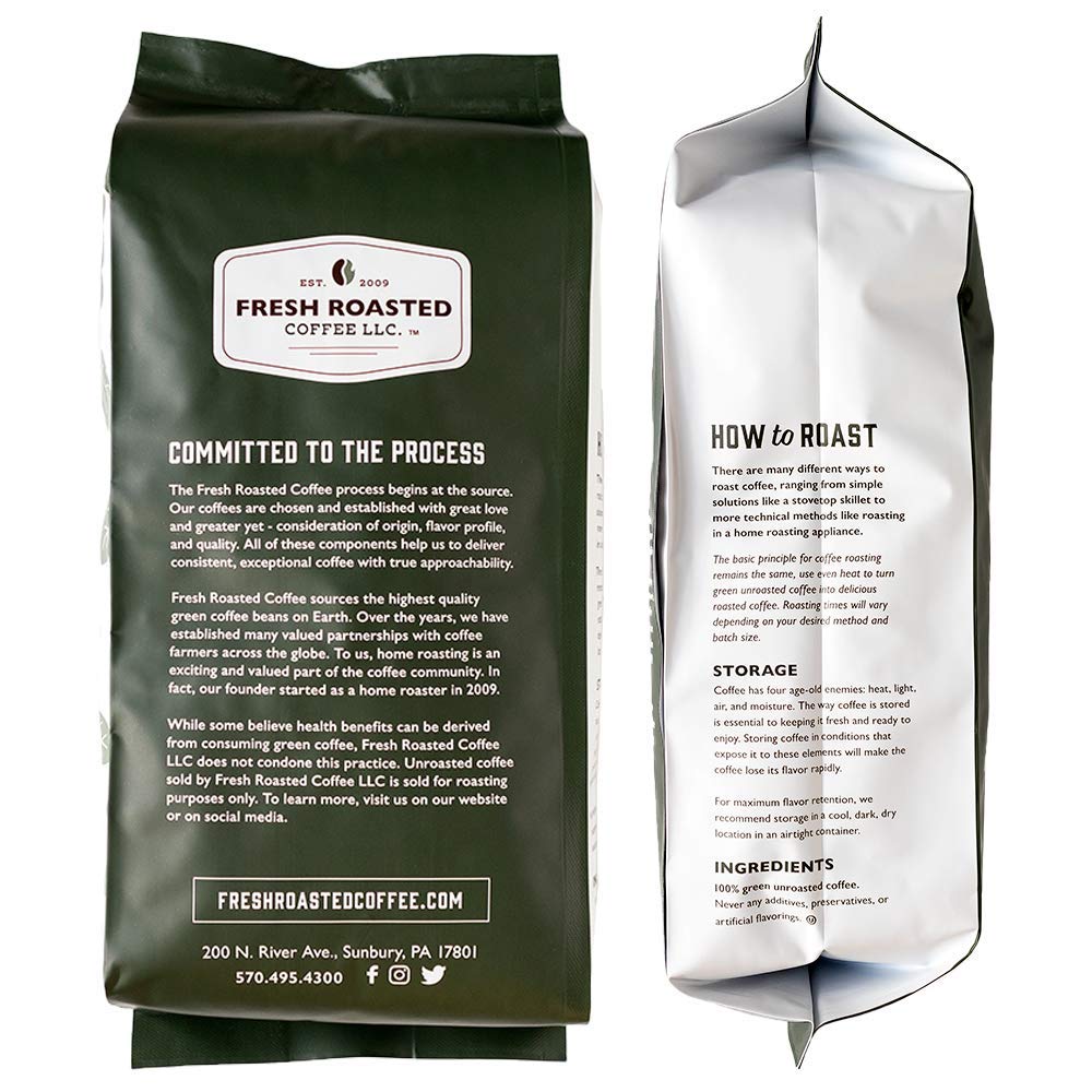 Café verde sin tostar, paquete de 5 libras, de Fresh Roasted Coffee