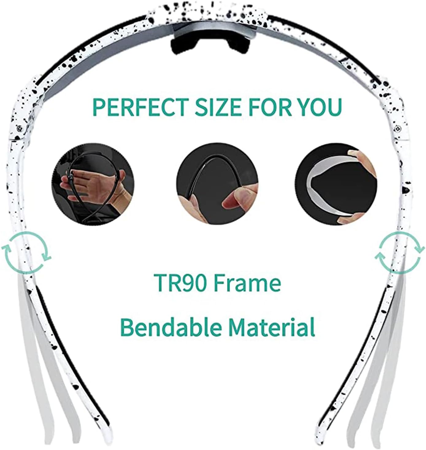 TOTOSALL Polarized Sports Sunglasses Men And Women,Youth Baseball Sunglasses, Cycling glasses,Running,Golf,Fishing