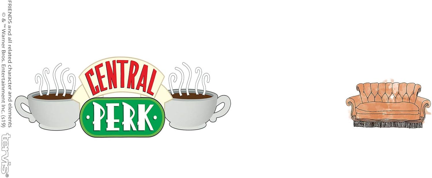 Tervis Warner Brothers – Vaso térmico Friends Central Perk de 16 onzas, transparente