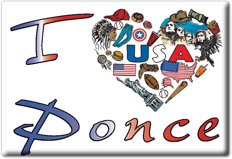 Imán de nevera Ponce Puerto RICO (PR) Imanes USA Souvenir I Love Gift (símbolo VAR)