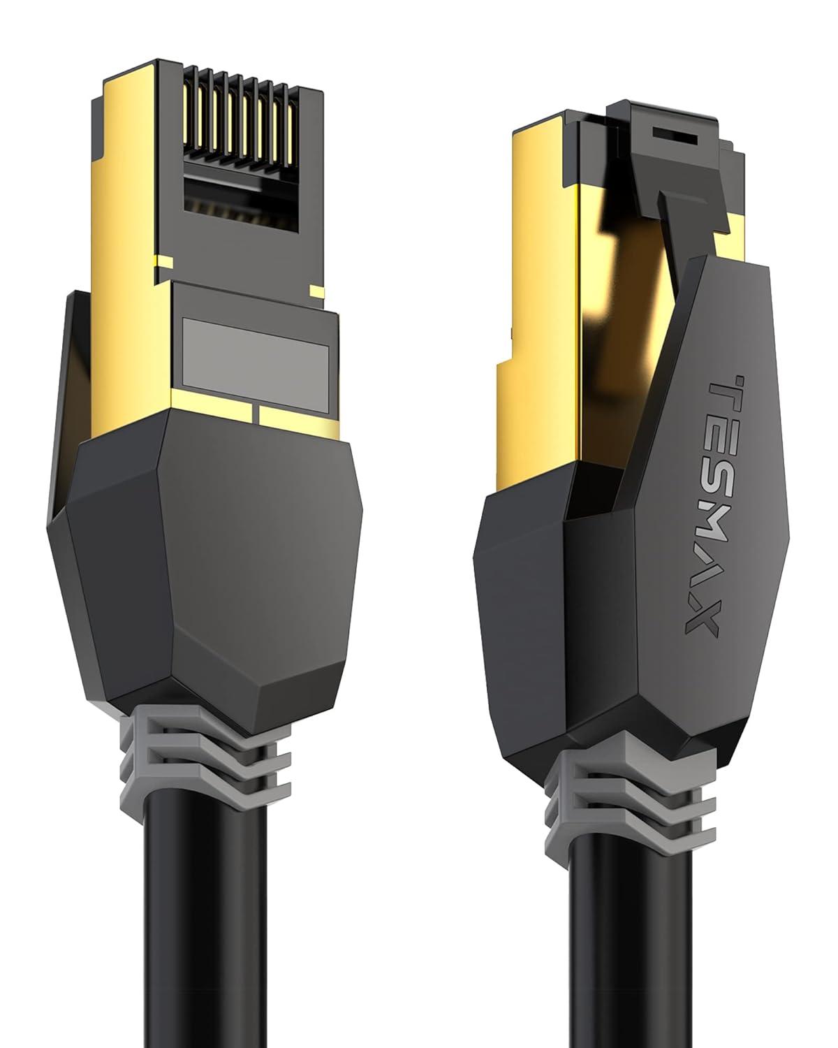 Cable Ethernet de categoría 8 (Cat 8), 26 AWG, 40Gbps, 2000Mhz, cable de red LAN, de alta velocidad, cable de conexión SFTP con conector RJ45