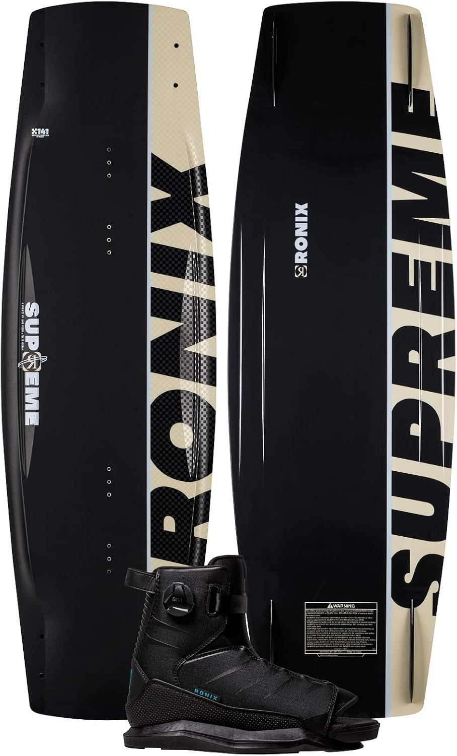 Ronix Wakeboard Paquete Supreme Wakeboard con bota Anthem Boa