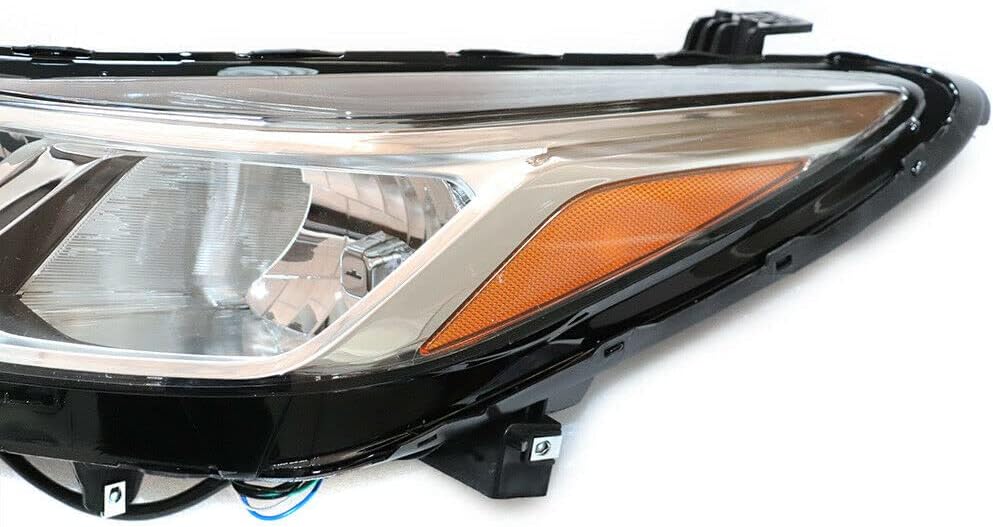 Faros delanteros halógenos, faros delanteros izquierdos, para conductor, Sid, compatible con Chevy Cruze 2016 2017 2018 2019