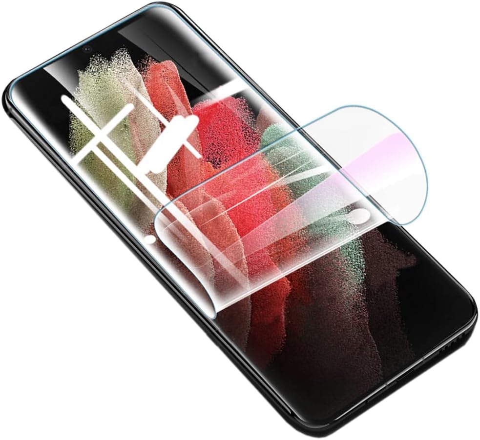 Protector de pantalla de hidrogel de alta sensibilidad para Samsung Galaxy S23 Plus S23+, 2 piezas de película protectora de TPU suave transparente