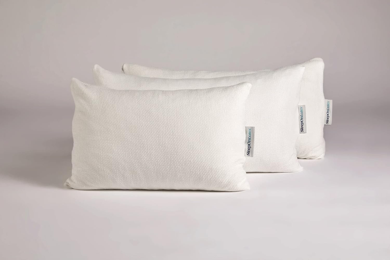 Almohada de espuma triturada de látex natural, tamaño estándar