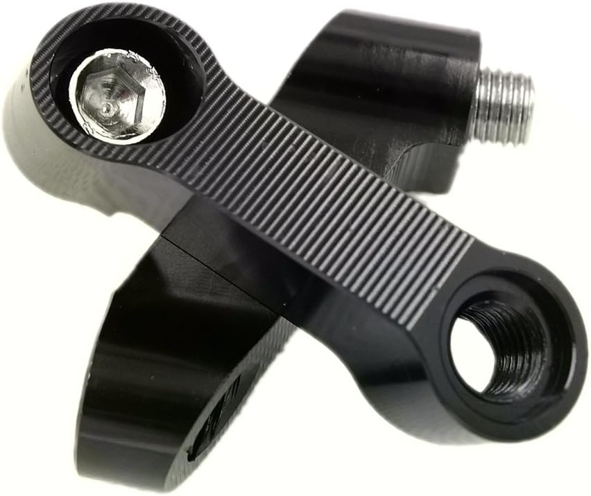 Espejo de bicicleta para motocicleta, elevadores, extensores, adaptadores universales para espejo retrovisor, adaptador de espejo lateral CNC de