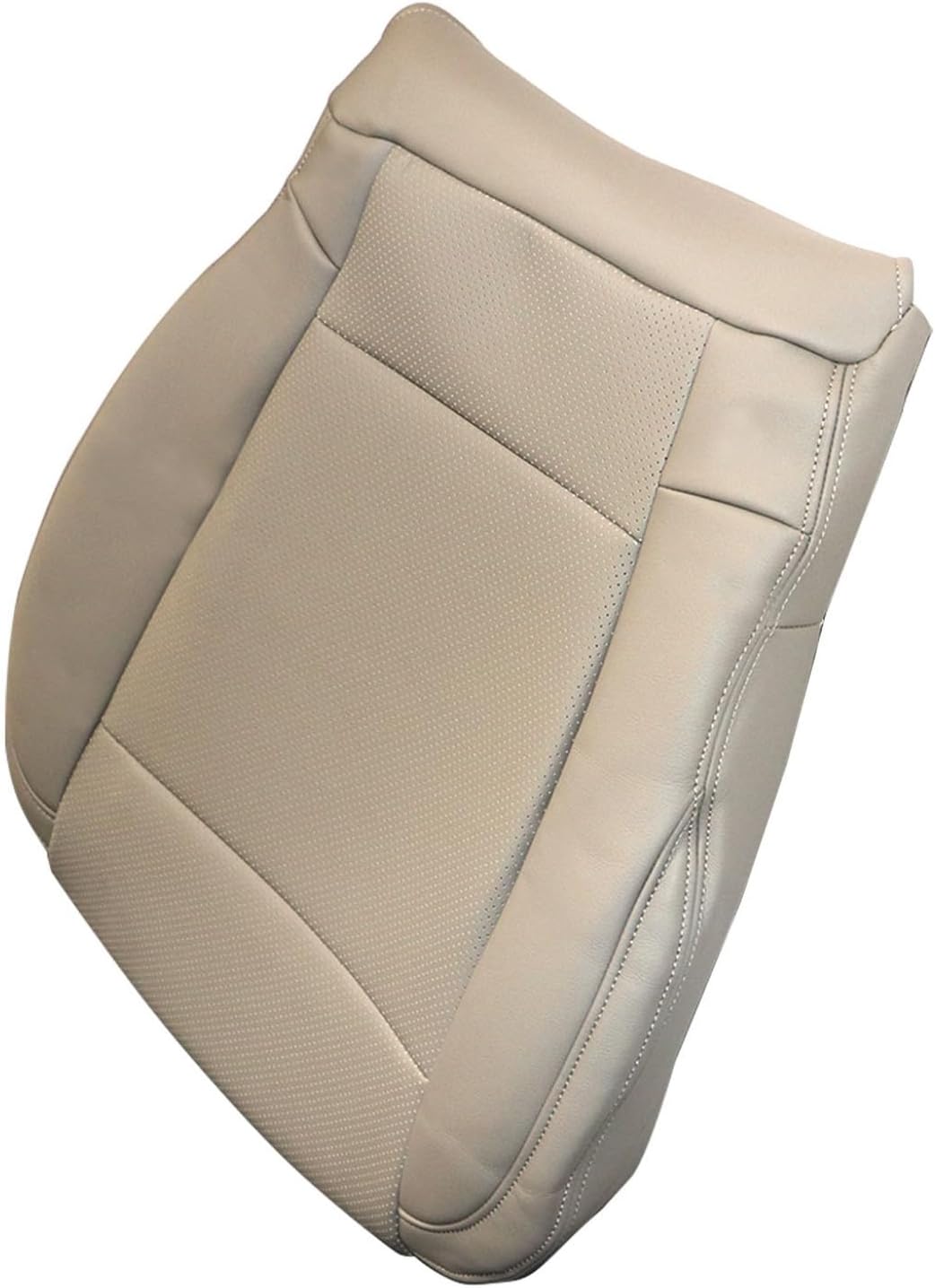 NLQR Cubierta del asiento delantero del conductor inferior de cuero de repuesto para Ford F150 Lariat 2015 2016 2017