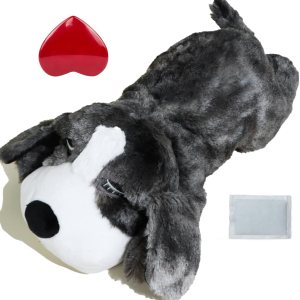 vocheer Juguete de latido del corazón para cachorros, alivio de la ansiedad del perro, ayuda calmante para cachorros, latidos del corazón, animales vocheer Juguete de latido del corazón para cachorros, alivio de la ansiedad del perro, ayuda calmante para cachorros, latidos del corazón, animales