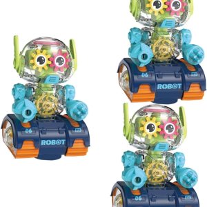 SAFIGLE 3 unids Gear Robot Kids Sports Toys Plastic Playes Boys Toys Race Cars Special Needs Juguetes para niños Juguetes de luz Robot Juguete Luz SAFIGLE 3 unids Gear Robot Kids Sports Toys Plastic Playes Boys Toys Race Cars Special Needs Juguetes para niños Juguetes de luz Robot Juguete Luz