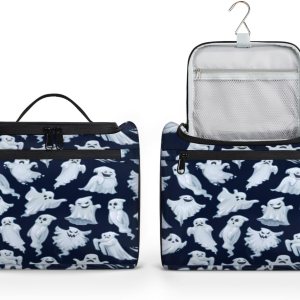 The Halloween Funny Texture Toiletry Bag for Women Travel Makeup Organizer with Hanging Hook Traveling Cosmetic Bags for Toiletries Accessories The Halloween Funny Texture Toiletry Bag for Women Travel Makeup Organizer with Hanging Hook Traveling Cosmetic Bags for Toiletries Accessories