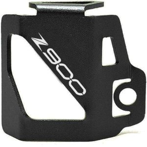 Compatible with Z400 Z750 Z800 Z900 Z 900 2021 Motorcycle Accessories CNC Aluminum Rear Brake Fluid Reservoir Guard Cover Protector (Size Compatible with Z400 Z750 Z800 Z900 Z 900 2021 Motorcycle Accessories CNC Aluminum Rear Brake Fluid Reservoir Guard Cover Protector (Size