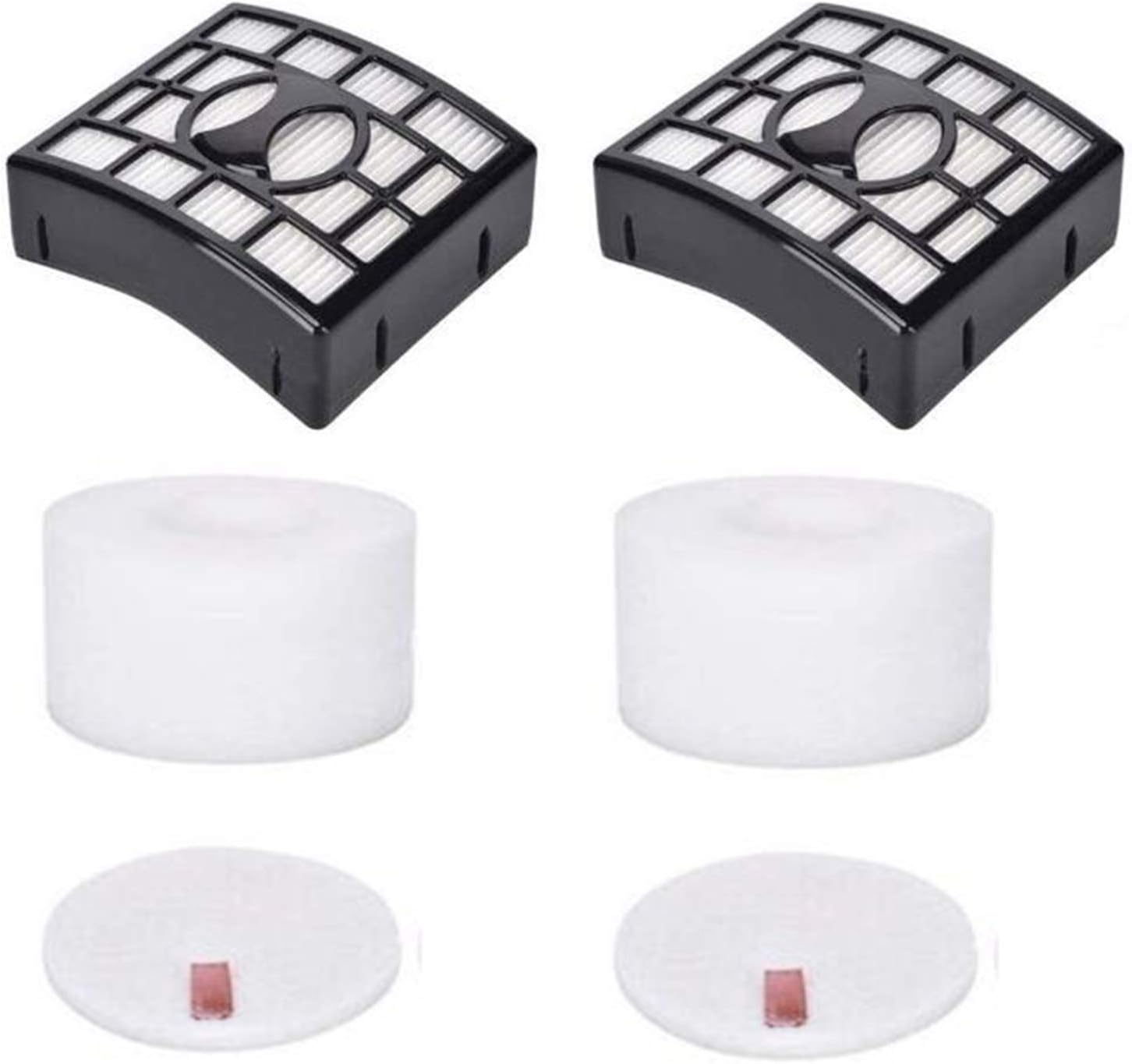 Paquete de 2 filtros de vacío compatibles con aspiradoras Shark APEX AX910 AX912 QU922Q DuoClean de velocidad elevable. Comparar con el número de