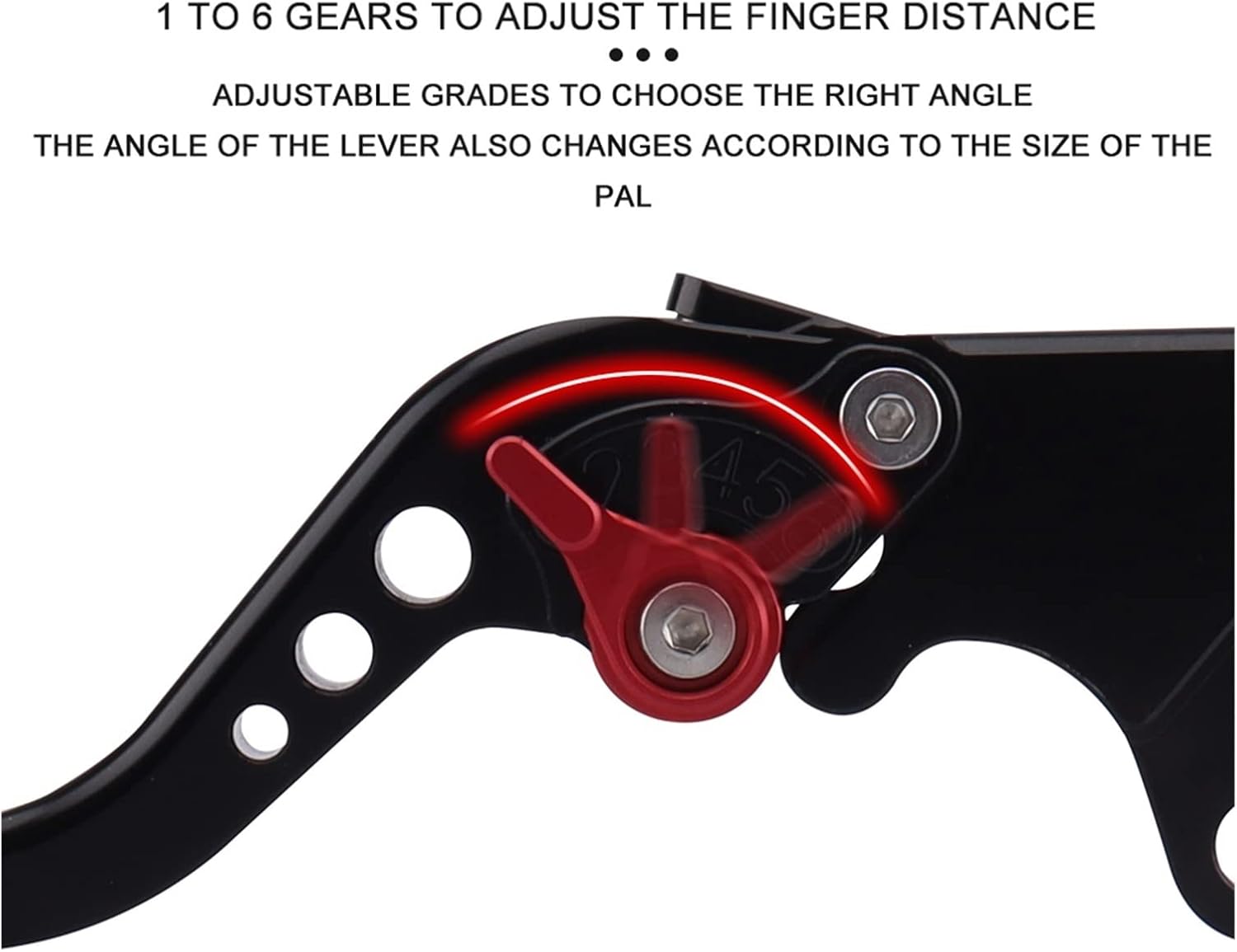 Motorcycle Clutch Lever for Yamaha MT-03 MT03 2005-2014 Motorcycle Accessories LongShort Handles Brake Clutch Levers (Color  RED)