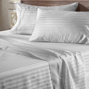 Juego de sábanas 100% algodón orgánico, colección Premium, 800 hilos, se adapta a colchones de 16 pulgadas de profundidad, tamaño King Alaska, 6 Juego de sábanas 100% algodón orgánico, colección Premium, 800 hilos, se adapta a colchones de 16 pulgadas de profundidad, tamaño King Alaska, 6