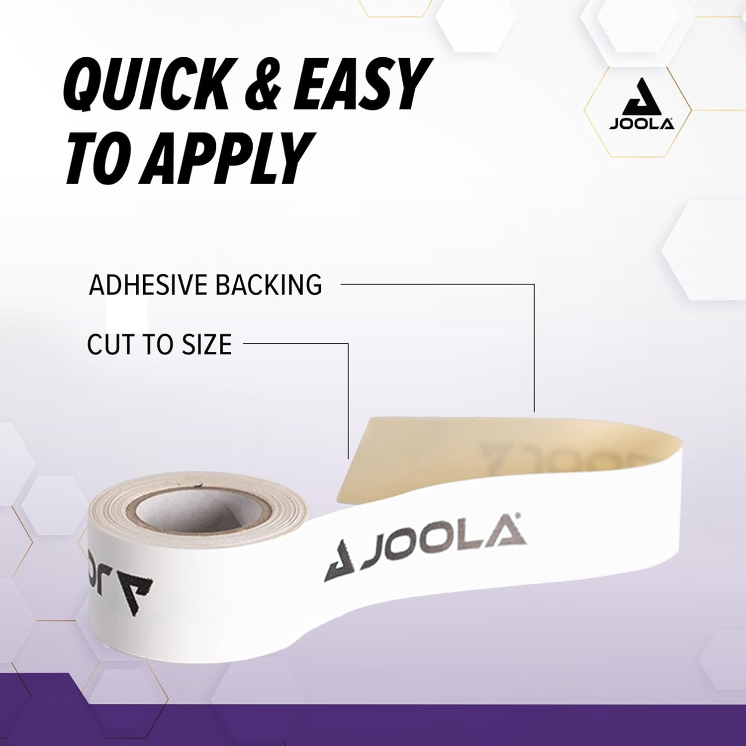 JOOLA Pickleball Paddle Edge Tape – Protects Edge Guard & Covers Lead Tape for Pickleball Paddles – Fits Any Brand & Most Sizes of Pickleball