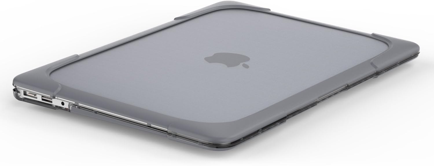 Batianda Funda resistente para MacBook Air de 13 pulgadas 2017 modelo A1466A1369, a prueba de golpes, con soporte plegable para mayor durabilidad y