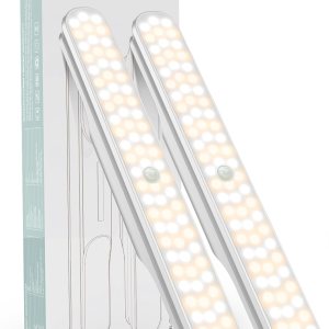 Luces para debajo del gabinete, 78 luces LED que funcionan con pilas, luces de armario, luz con sensor de movimiento para interiores, luz nocturna Luces para debajo del gabinete, 78 luces LED que funcionan con pilas, luces de armario, luz con sensor de movimiento para interiores, luz nocturna
