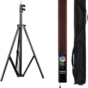 YONGNUO YN360III PRO – Barra de luz LED con soporte de luz de 110 pulgadas, luz de hielo con control remoto táctil de 2.4G, CRI a todo color RGB YONGNUO YN360III PRO – Barra de luz LED con soporte de luz de 110 pulgadas, luz de hielo con control remoto táctil de 2.4G, CRI a todo color RGB