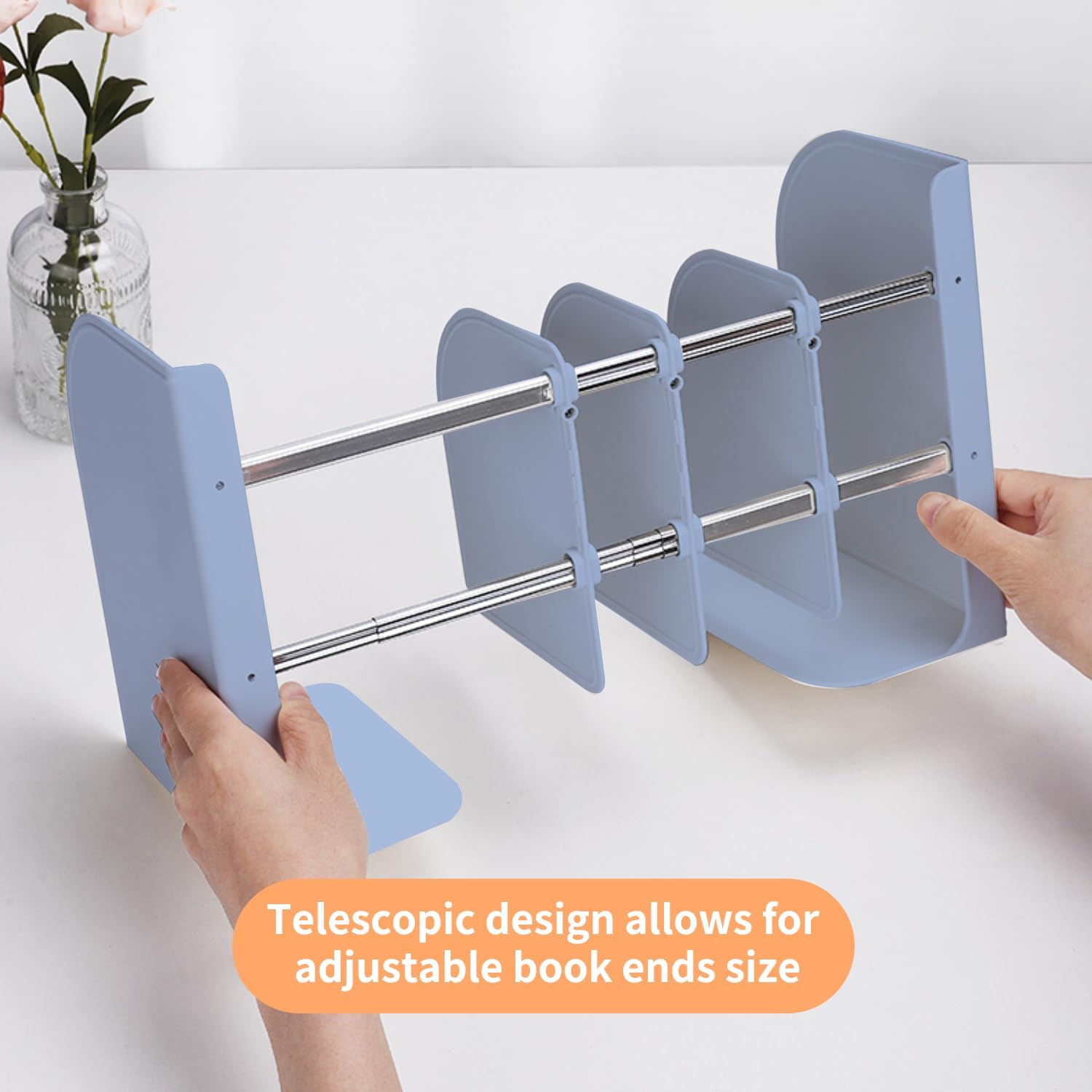 Sujetalibros ajustables para libros pesados, extremos de libros de metal resistente para estantes, extremos de libro para libros pesados,
