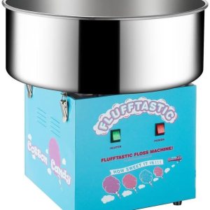 Máquina para hacer algodón de azúcar, eléctrica, para la mesa, Great Northern Popcorn Company Flufftastic, azul claro, Máquina de algodón de azúcar Máquina para hacer algodón de azúcar, eléctrica, para la mesa, Great Northern Popcorn Company Flufftastic, azul claro, Máquina de algodón de azúcar