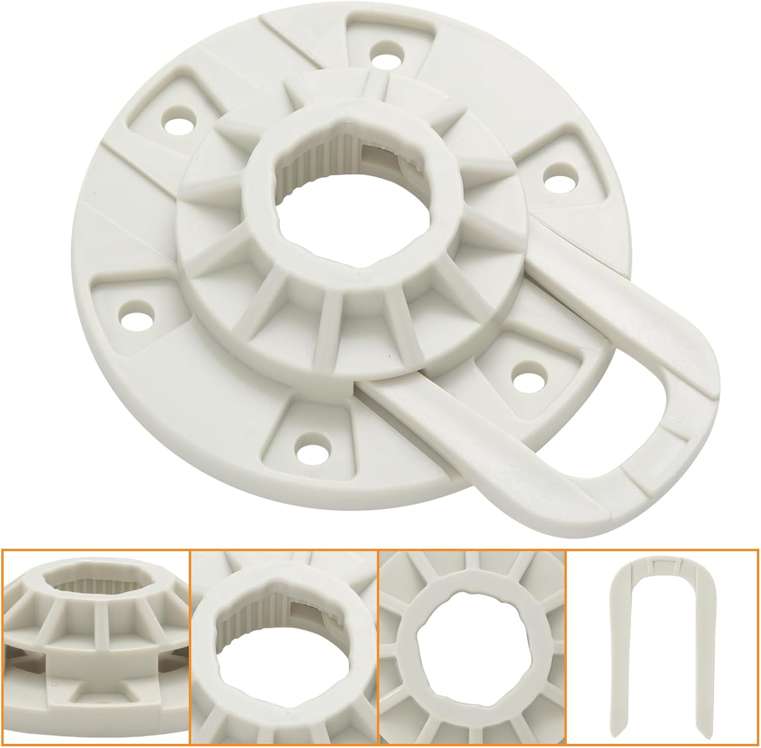 Abeskch W10528947 Kit de cubo impulsado por cesta de lavadora compatible con lavadoras Maytag Whirlpool Kenmore Crosley Amana  Reemplaza W10396887
