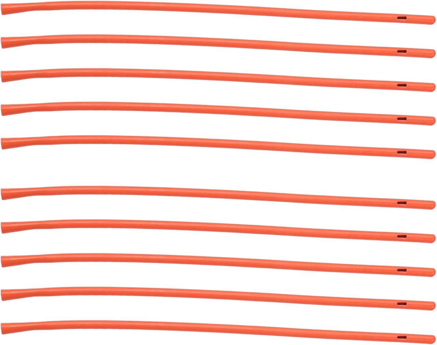 10 tubos de colon para aliviar el estreñimiento, tubo de goma rojo fácil de usar, cómodo y seguro para el hogar