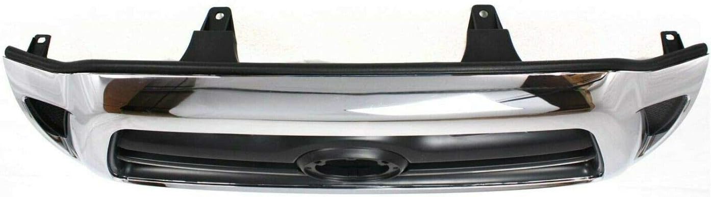 BRLUCKY – Rejilla negra con cromo envolvente de repuesto para Toyota Tacoma 2005-2008