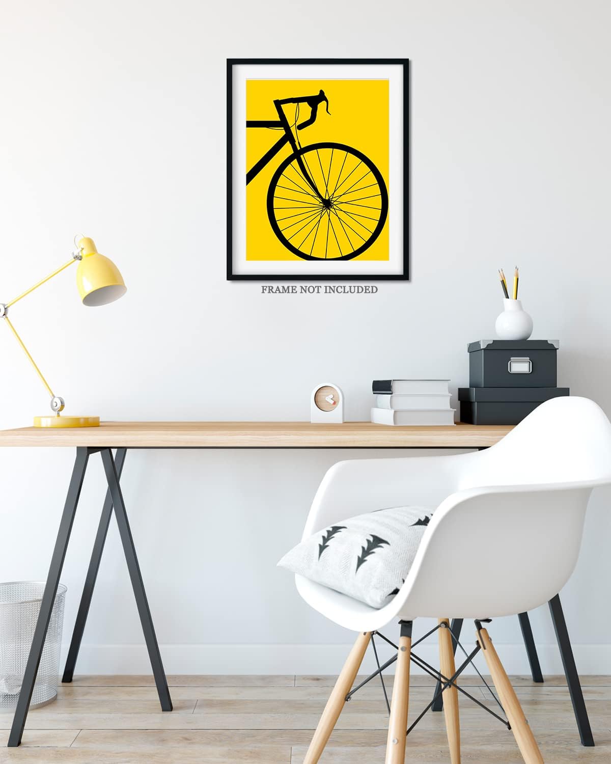 Decoración para el hogar de bicicleta de carretera, arte minimalista para pared, regalo divertido para hombres y mujeres que disfrutan del ciclismo,