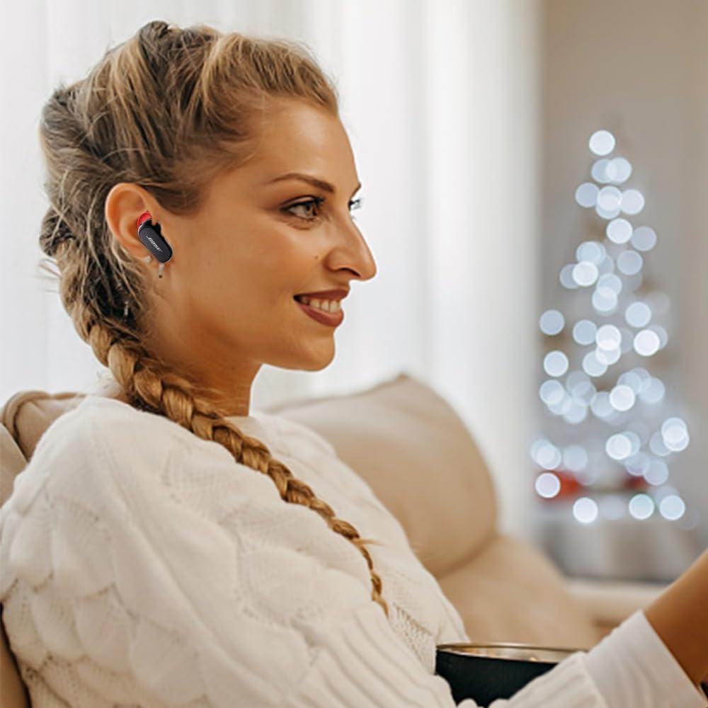 5 pares de puntas de gancho para las orejas Bose QuietComfort II (2022) y QuietComfort Ultra (2023), puntas de agarre antideslizantes accesorios