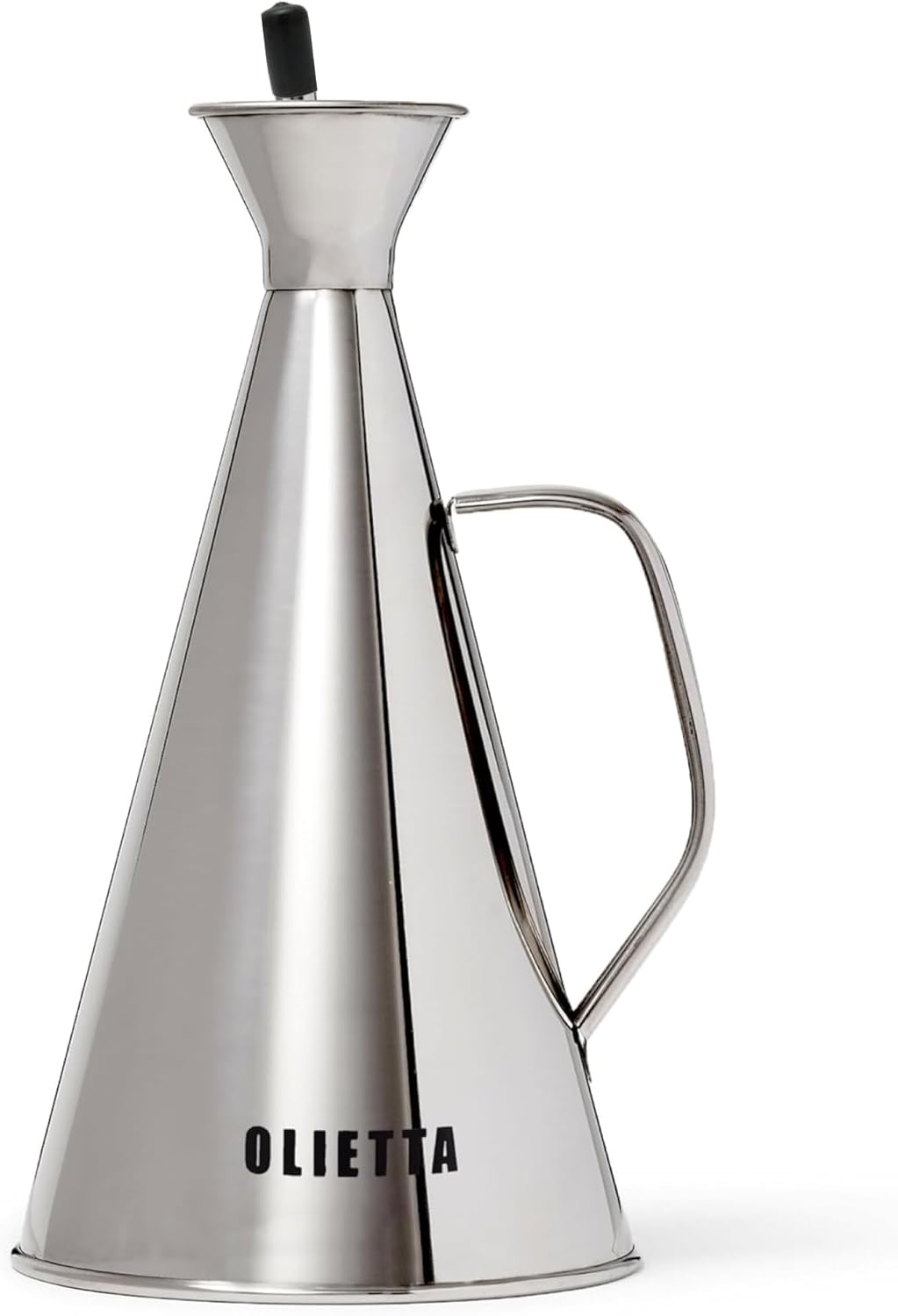 Olietta Botella de acero inoxidable antigoteo a prueba de fugas, sin ensuciar, aceite y vinagre y botella de rociador de cocina, 33.8 fl oz, 1