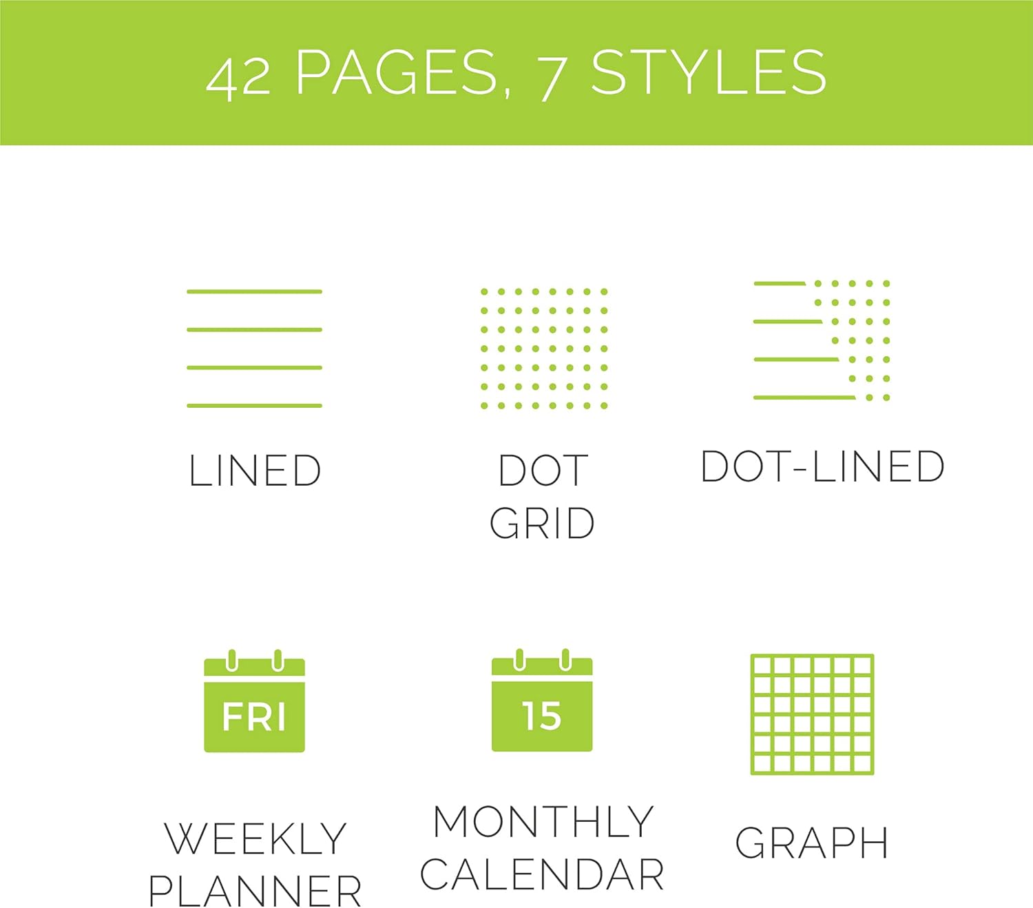 Rocketbook Orbit Letter Page Pack Smart reutilizable Legal Pad Planificador semanal - Imagen 4