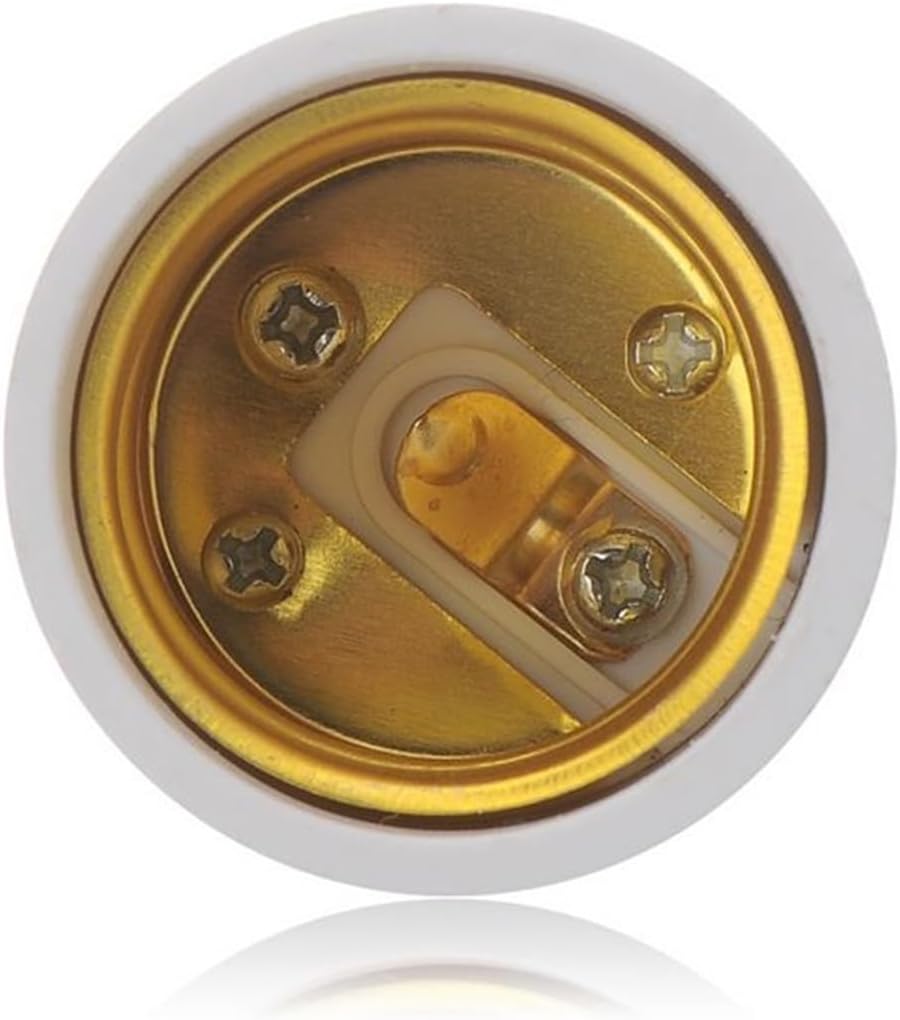 WEISIDA Adaptador G9 a E27 G9 a E26, convertidor de soporte de lámpara, adaptador de corriente, base de enchufe de luz LED, base de lámpara de