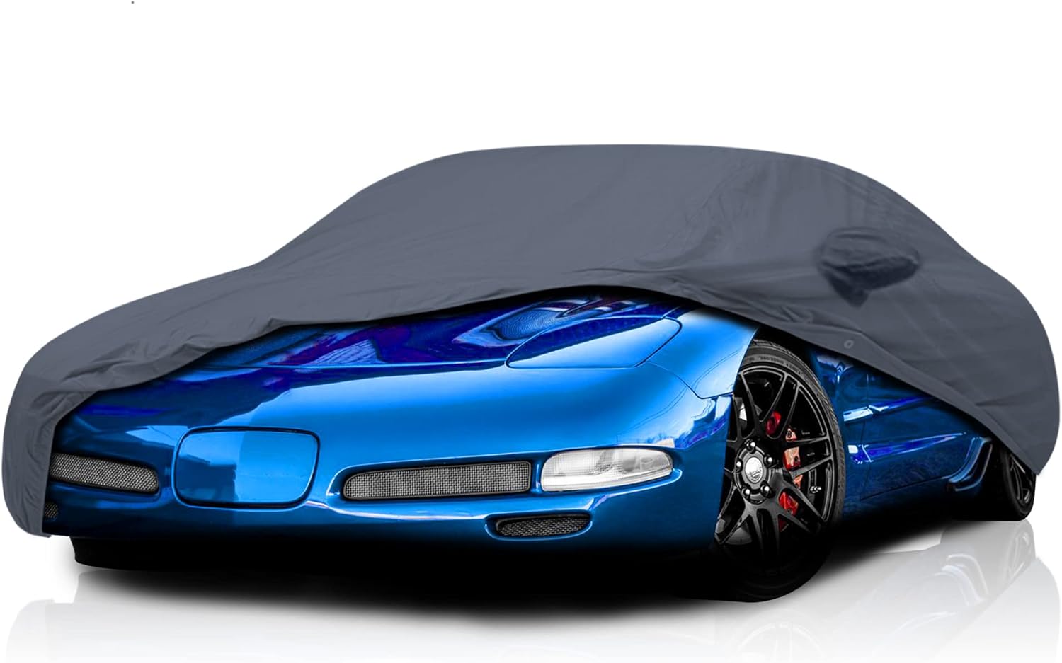 Supreme – Funda de automóvil de ajuste personalizado para Chevrolet Corvette C5 1997-2004 con bolsillos para espejos para todo tipo de clima,